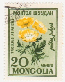 Монголія Монголия ^/--/^ Монголия 1960 г. № 188 гашеная ^_^^^ Монголія 1960 р. No 188 гашена - фото фото фото
