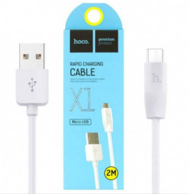 Шлейфи, перехідники Шлейфы, переходники ^/--/^ Кабель USB micro USB 2,4 А HOCO X /--/ 1 Rapid білий Якість! 2 м ^_^^^ Кабель USB micro USB 2,4 А HOCO X /--/ 1 Rapid белый Качество! 2 м - фото фото фото