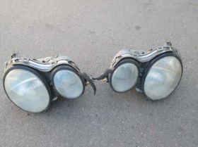 Основні фари Основные фары ^/--/^ Фара передняя левая правая Mercedes W /--/ 210 95-99 ^_^^^ Фара передня ліва права Mercedes W /--/ 210 95-99 - фото фото фото