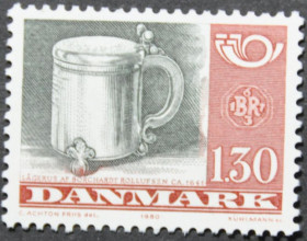 Інше Другое ^/--/^ Дания Искусство Серебряный кувшин 1641 г. 1980 ^_^^^ Срібний глечик 1641 1980 - фото фото фото