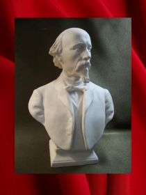 Статуетки, Скульптури, Фігурки, Фарфор Статуэтки, Скульптуры, Фигурки, Фарфор ^/--/^ 421 Бюст Некрасов ЛФЗ, оригинал, без повреждений ^_^^^ 421 Бюст Некрасов ЛФЗ, оригінал, без пошкоджень - фото фото фото
