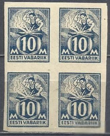 Балтійські країни Балтийские страны ^/--/^ Эстония 1922-24 стандарт профессии кузнец 4 /--/ х /--/ 1 /--/ м.В ^_^^^ Естонія 1922-24 стандарт професії коваль 4 /--/ х /--/ 1 /--/ м.В - фото фото фото