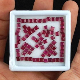 Рубін Рубин ^/--/^ Рубин натуральный 3 /--/ mm-3.27 mm  Square Cut ^_^^^ Рубін натуральний 3 /--/ mm-3.27 mm Square Cut - фото фото фото