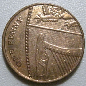 Єлизавета II (після ) Елизавета II (после ) ^/--/^ Велика Британія 1 пенні 2014 року 43263 ^_^^^ Великобритания 1 пенни 2014 года 43263 - фото фото фото