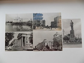 СРСР СССР ^/--/^ Открытки 5 шт Калинин Фото Кнорринга Альперта 1956 год ^_^^^ Листівки 5 шт Калінін Фото Кнорринга Альперта 1956 - фото фото фото