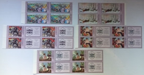 СРСР - СССР - ^/--/^ СССР 1978 Борис Кустодиев, живопись, квартблоки, MNH ^_^^^ СРСР 1978 Борис Кустодієв, живопис, квартблоки, MNH - фото фото фото