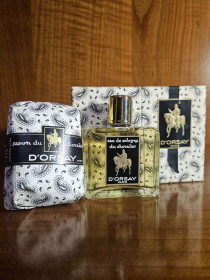 Вінтажна косметика і парфюмерия Винтажная косметика и парфюмерия ^/--/^ Set Chevalier d&amp;apos;Orsay 60 /--/ ml Eau de Cologne + Мило 100 /--/ g ^_^^^ Set Chevalier d&amp;Orsay 60 /--/ ml Eau de Cologne + Мило 100 /--/ g - фото фото фото