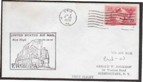 Америка Америка ^/--/^ США 1953 ПАРОВОЗ ЛОКОМОТИВ ПОЕЗД ПЕРВЫЙ ПОЛЁТ АМ /--/ 97 ПОЧТА ПОЧТОВЫЙ ДОКУМЕНТ ЦЕЛЬНАЯ ВЕЩЬ ^_^^^ 1953 ПАРОВОЗ ЛОКОМОТИВ ПОЕЗД ПЕРШИЙ ПОЛІТ АМ /--/ 97 ПОШТА ПОЧИТКОВИЙ ДОКУМЕНТ ЦІЛЬНА ВЕЩЬ - фото фото фото