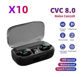 Навушники, гарнітури Наушники, гарнитуры ^/--/^ NEW X /--/ 10 TWS Fone Bluetooth-навушники з мікрофоном. ^_^^^ NEW X /--/ 10 TWS Fone Bluetooth-наушники с микрофоном. - фото фото фото