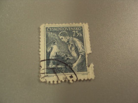 Чехословаччина Чехословакия ^/--/^ марка Чехословакия 1954 стандарт профессии гаш №1590 ^_^^^ 1954 — стандарт професії гаш No 1590 - фото фото фото