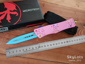 Ножі, мультітули Ножи, мультитулы ^/--/^ Microtech Combat Troodon Donut Pink Dagger, Replica, Автомат, Tactical, EDC - фото фото фото