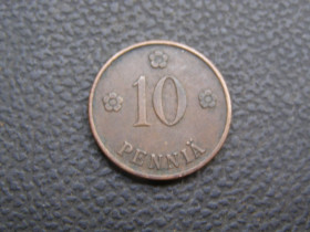 Фінляндія Финляндия ^/--/^ 10 пенни Финляндия 1924 г ^_^^^ 10 Пенні Фінляндія 1924 - фото фото фото
