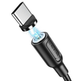 Кабелі Кабели ^/--/^ Кабель магнітний Borofone BX /--/ 41 Type-C - USB (3 /--/ A) 1 /--/ м для зарядки Black ^_^^^ Кабель магнитный Borofone BX /--/ 41 Type-C - USB (3 /--/ A) 1 /--/ м для зарядки Black - фото фото фото
