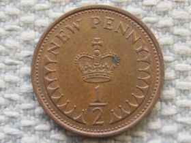 Єлизавета II (після ) Елизавета II (после ) ^/--/^ Великобритания 1/2 нового пенни 1974 года #6191 ^_^^^ Велика Британія 1/2 нового пенні 1974 року #6191 - фото фото фото
