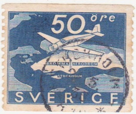 Скандинавія Скандинавия ^/--/^ Швеция 1936 г. № 241 гашеная ^_^^^ Швеція 1936 р. No 241 гашена - фото фото фото