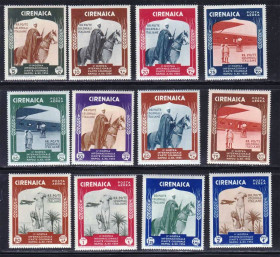 Фауна Фауна ^/--/^ Фауна .  Италия - CIRENAICA - 1934 г MNH  - флора - искусство - авиация ^_^^^ Італія - CIRENAICA - 1934 MNH - флора - мистецтво - фото фото фото