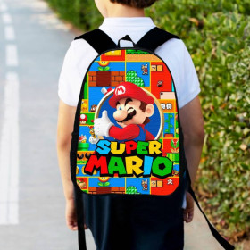 Рюкзаки, сумки Рюкзаки, сумки ^/--/^ Рюкзак детский Марио&amp;quot; Super Mario&amp;quot; 34 /--/ х /--/ 27 /--/ см,городской ранец для мальчика с принтом (00354) ^_^^^ Рюкзак дитячий Маріо&amp;quot; Super Mario&amp;quot; 34 /--/ х /--/ 27 /--/ см,міський ранець для хлопчика з принтом (0363) - фото фото фото