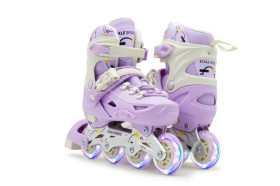 Дитячі ролики та скейти Детские ролики и скейты ^/--/^ Ролики Scale Sports Purple LF 605, размер 29-33 (36108303) ^_^^^ Ролики Scale Sports Purple LF 605, розмір 29-33 (36108303) - фото фото фото