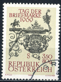 Австрія Австрия ^/--/^ Австрия. День марки   (серия) 1969 г. ^_^^^ Австрія. День марки (серія) 1969 - фото фото фото