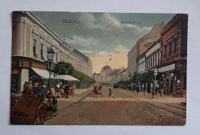 Іноземні Иностранные ^/--/^ Старинная открытка Мишкольц, ул.Сечени, нач. 20-го в. Венгрия в составе Австро-Венгрии. ^_^^^ Старовинна листівка Мішкольц, вул.Сечені, поч. 20-го ст. Угорщина у складі Австро-Угорщини. - фото фото фото