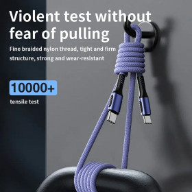Кабелі Кабели ^/--/^ Кабель для быстрой зарядки USB-с - тype-с,60 Вт ^_^^^ Кабель для швидкої зарядки USB-с - тype-с, 60 Вт - фото фото фото