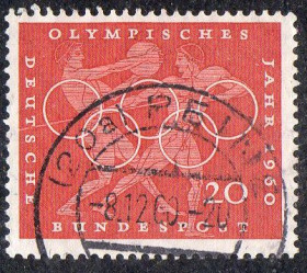 Інші країни Другие страны ^/--/^ ФРН 1960 - Олімпійські ігри Рим  (Гб) ^_^^^ ФРГ 1960 - Олимпийские игры Рим (Гб) - фото фото фото