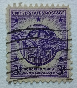 Північна Америка Северная Америка ^/--/^ США 1946 Ветераны, гашеная ^_^^^ 1946 — Ветерани, гашена - фото фото фото