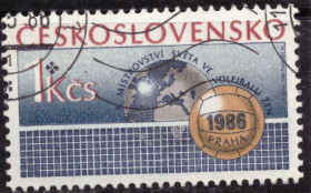 Чехословаччина Чехословакия ^/--/^ Чехословакия. Чемпионат мира по волейболу  (серия) 1986 г. ^_^^^ Чехословаччина. Чемпіонат світу з волейболу (серія) 1986 - фото фото фото