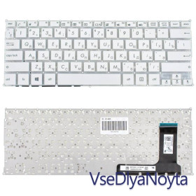 Клавіатури Клавиатуры ^/--/^ Клавиатура для ноутбука ASUS (E /--/ 202 /--/ SA series) rus, white, без фрейма ^_^^^ Клавіатура для ноутбука ASUS (E /--/ 202 /--/ SA series) Rus, White, без фрейму - фото фото фото