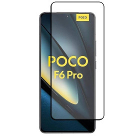 Чохли, бампера Чехлы, бампера ^/--/^ Захисне скло LUX для Poco F /--/ 6 Pro повна проклейка чорний ^_^^^ Защитное стекло LUX для Poco F /--/ 6 Pro полная проклейка черный - фото фото фото