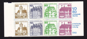 НДР, ФРН ГДР, ФРГ ^/--/^ Германия - Берлин . Буклет  1977 г MNH  - стандарт - арзитектура - 2 /--/ а скана ^_^^^ Німеччина - Берлін. Буклет 1977 MNH - стандарт - арзитектура - 2 /--/ а скана - фото фото фото