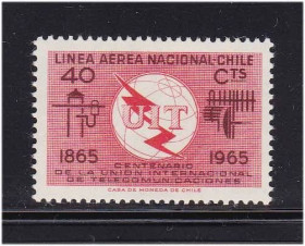 Освоєння космосу Освоение космоса ^/--/^ Космос .   Чили 1965 г  MNH ^_^^^ Чилі 1965 MNH - фото фото фото