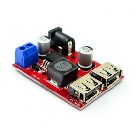 Плати Платы ^/--/^ HW-412 DC-DC понижающий модуль 9–36 /--/ V → 5 /--/ V, 3 /--/ A, двойной USB ^_^^^ HW-412 DC-DC знижуючий модуль 9-36 /--/ V → 5 /--/ V, 3 /--/ A, подвійний USB - фото фото фото