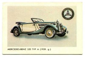 Календарі Календари ^/--/^ Карманный календарь, 1987 г. Mercedes-Benz 320 A ^_^^^ Кишеньковий календар, 1987 р. Mercedes-Benz 320 A - фото фото фото