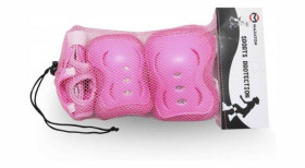 Дитячі ролики та скейти Детские ролики и скейты ^/--/^ Защита Maraton 3 pink (Pink) (983) - фото фото фото