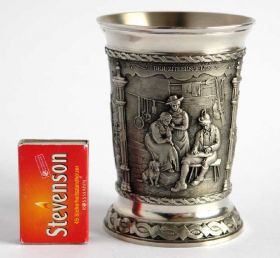 Кухонне начиння, посуд, столове срібло Кухонная утварь, посуда, столовое серебро ^/--/^ Оловянный бокал Sommerabend 350 мл №2 Austria ^_^^^ Олов'яний келих Sommerabend 350 мл No /--/ 2 Austria - фото фото фото
