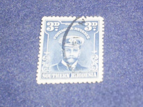 Інші країни Другие страны ^/--/^ Брит. Южная Родезия-1924 г.-Георг-5 (3) ^_^^^ Брит. Південна Родезія-1924 р.-Георг-5 (3) - фото фото фото