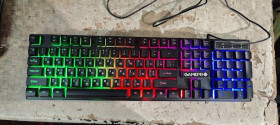 Клавіатури Клавиатуры ^/--/^ Игровая клавиатура с подсветкой RGB GamePro GK /--/ 296 USB № 24290419 ^_^^^ Ігрова клавіатура з підсвіткою RGB GamePro GK /--/ 296 USB No 24290419 - фото фото фото