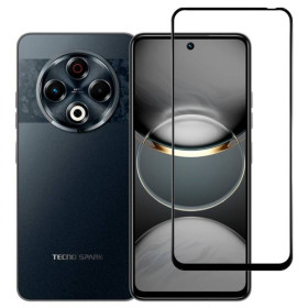 Чохли, бампера Чехлы, бампера ^/--/^ Захисне скло Fiji Premium для Tecno Spark 30 (KL /--/ 6) повне проклеювання Anti-Static чорний ^_^^^ Защитное стекло Fiji Premium для Tecno Spark 30 (KL /--/ 6) полное проклеивание Anti-Static черный - фото фото фото