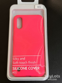 Чохли, бампера Чехлы, бампера ^/--/^ Чохол Silicone Cover для Samsung Galaxy A /--/ 01 A /--/ 015 ultra pink ^_^^^ Чехол Silicone Cover для Samsung Galaxy A /--/ 01 A /--/ 015 ultra pink - фото фото фото