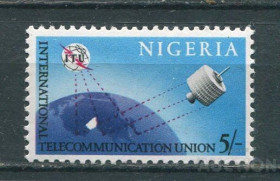 Освоєння космосу Освоение космоса ^/--/^ Нигерия Nigeria Space 1965 Satellite MNH ^_^^^ Nigeria Space 1965 Satellite MNH - фото фото фото