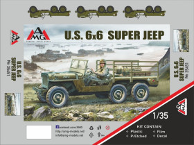 : : ^/--/^ AMG 35451 US Super JEEP 6 /--/ x /--/ 6    (WW II Era) 1/35 ^_^^^ AMG 35451 US Super JEEP 6 /--/ x /--/ 6 (WW II Era) 1/35 - фото фото фото