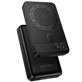 Зовнішні акумулятори (Power Bank) Внешние аккумуляторы (Power Bank) ^/--/^ Power bank Borofone BJ /--/ 82 5000 mAh з бездротовою зарядкою 5 /--/ W повербанк Black ^_^^^ Power bank Borofone BJ /--/ 82 5000 mAh с беспроводной зарядкой 5 /--/ W Black - фото фото фото