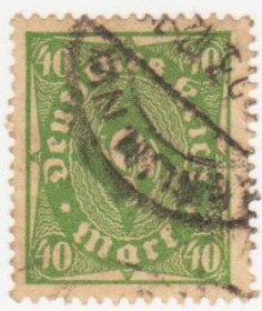 Веймарська республіка Веймарская республика ^/--/^ Германия      ( Рейх) 1922 г. №  249 гашеная ^_^^^ Німеччина (Рейх) 1922 р. No 249 гашена - фото фото фото
