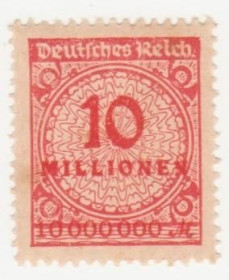 Веймарська республіка Веймарская республика ^/--/^ Германия   ( Рейх) 1923 г. №  316 * ^_^^^ Німеччина (Рейх) 1923 р. No 316* - фото фото фото