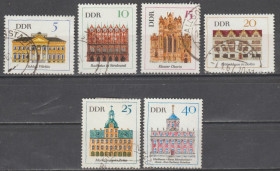 НДР, ФРН ГДР, ФРГ ^/--/^ Германия Німеччина ГДР 1967 архитектура полная серия ^_^^^ Германия ГДР 1967 архитектура полная серия - фото фото фото