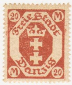 НДР, ФРН ГДР, ФРГ ^/--/^ Германия Данциг 1922 /--/ г. № 102 ** ^_^^^ Німеччина Данциг 1922 р. No 102 ** - фото фото фото