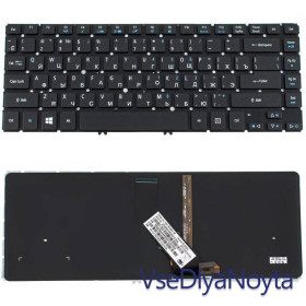 Клавіатури Клавиатуры ^/--/^ Клавиатура для ноутбука ACER (AS: V /--/ 5-431, V /--/ 5-471 series) rus, black, подсветка клавиш (14.0&amp;quot;) ^_^^^ Клавіатура для ноутбука ACER (AS: V /--/ 5-431, V /--/ 5-471 series) rus, black, підсвічування клавіш (14.0&amp;quot;) - фото фото фото