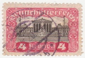 Австрія Австрия ^/--/^ Австрия  1919 г. № 308 гашеная ^_^^^ Австрія 1919 р. No 308 гашена - фото фото фото
