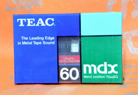 Касети Кассеты ^/--/^ Аудио кассета TEAC MDX 60 Япония 1985  Металл Metal  запечатана ^_^^^ Аудіо касета TEAC MDX 60 Японія 1985 Метал Metal запечатана - фото фото фото